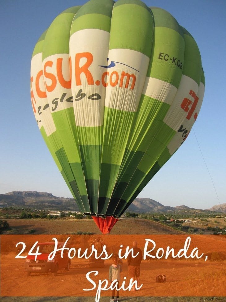 What to do with only 24 Hours in Ronda Spain with kids