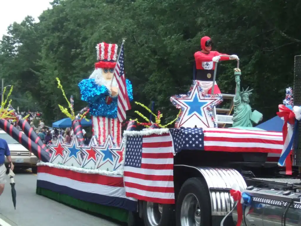 July 4th parade in Cumberland RI