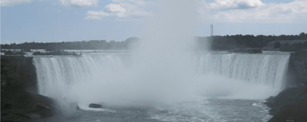 Canadian Horseshoe Falls at Niagara Falls