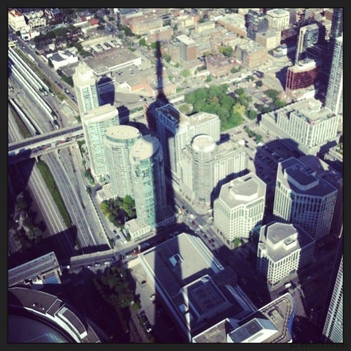 What to do in Toronto with Kids - visit the CN Tower