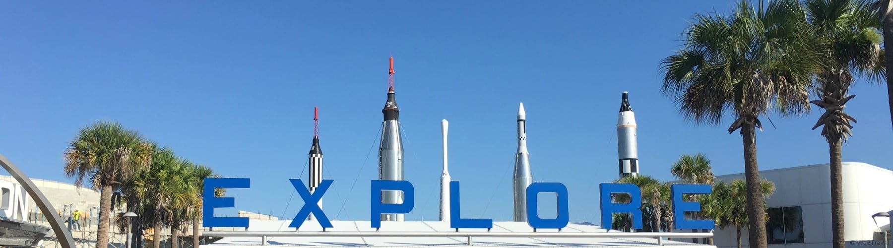 Kennedy space center with kids
