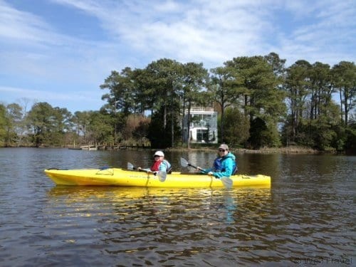 Kayaking with Ayers Creek Adventures through the salt marshes of Berlin, MD