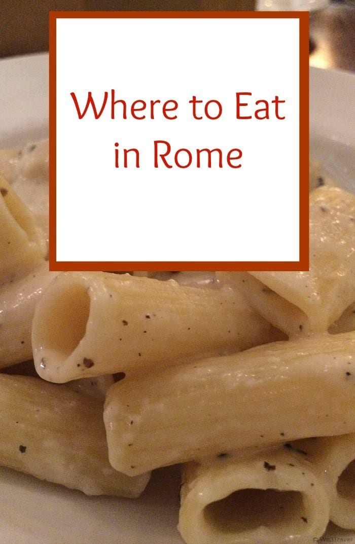 Where to eat in Rome and some of Rome's must-try foods (it isn't all pasta!) -- this is a helpful round up of non-touristy restaurants in Rome!