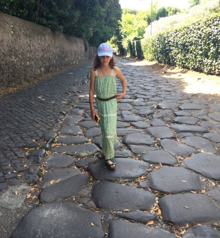 Appian Way on the Driving Tour of Rome with Walks of Italy - tour review from We3Travel.com