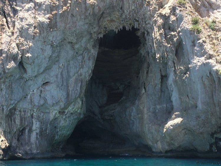 The white grotto in Capri