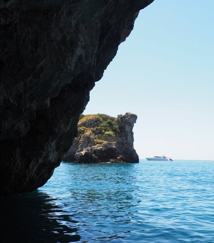 The Emerald Grotto in Capri