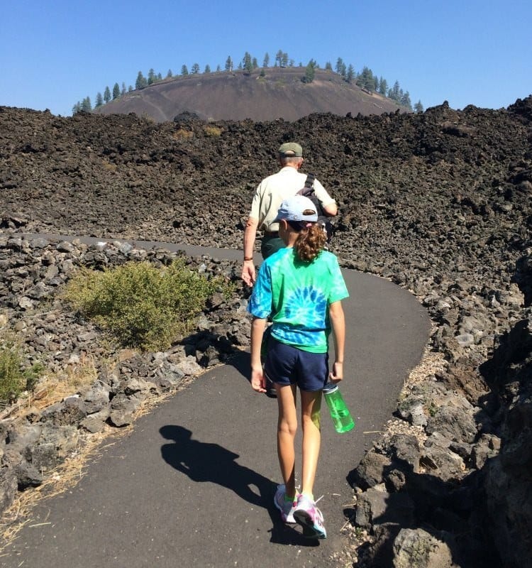 Hiking the Trail of the Molten Lands at the Lava Lands Visitor Center