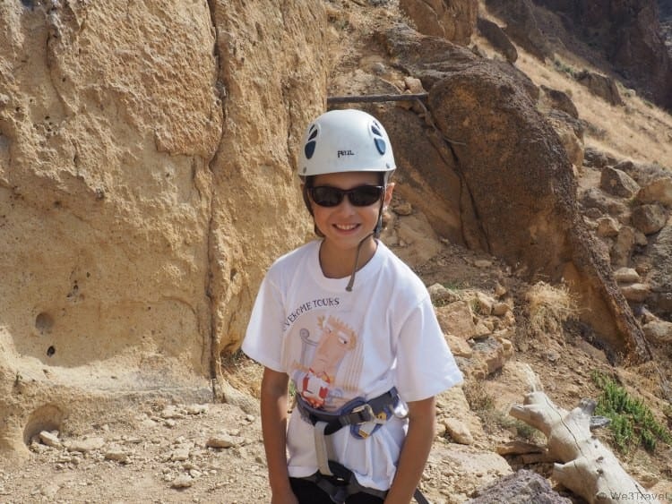 Rock climbing at Smith Rock