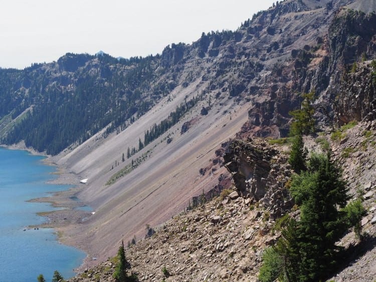 Crater Lake caldera photos