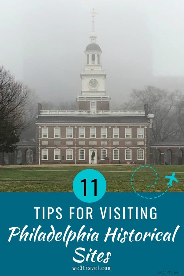 Tips for visiting Philadelphia historical sites including Independence Hall, Liberty Bell, Betsy Ross House, and more. Also ideas on where to stay in Philly with kids. #philadelphia #pennsylvania #philly #history #familytravel