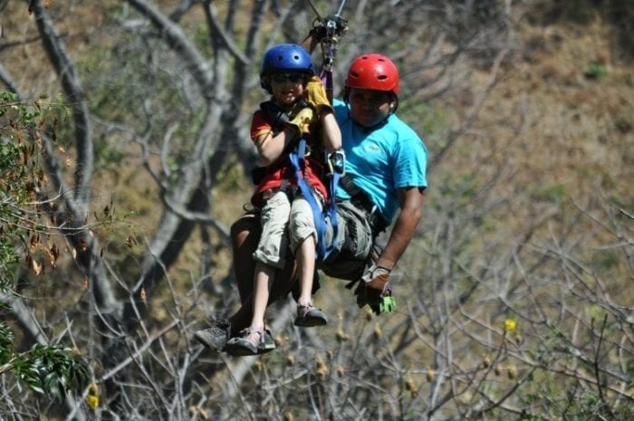 Ziplining in Costa Rica, a kid's perspective