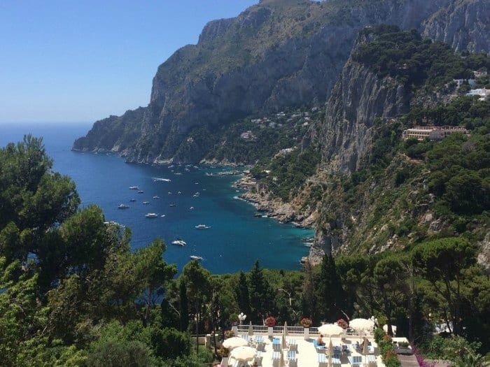 Where to eat in Capri, Italy -- Terrazza Brunella