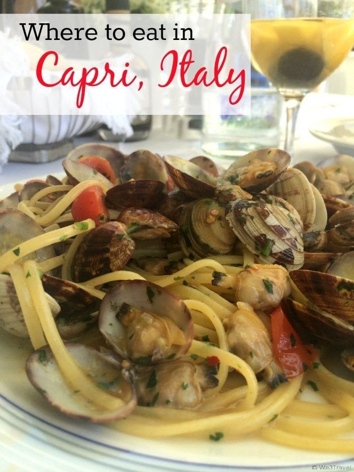 Where to eat in Capri, Italy