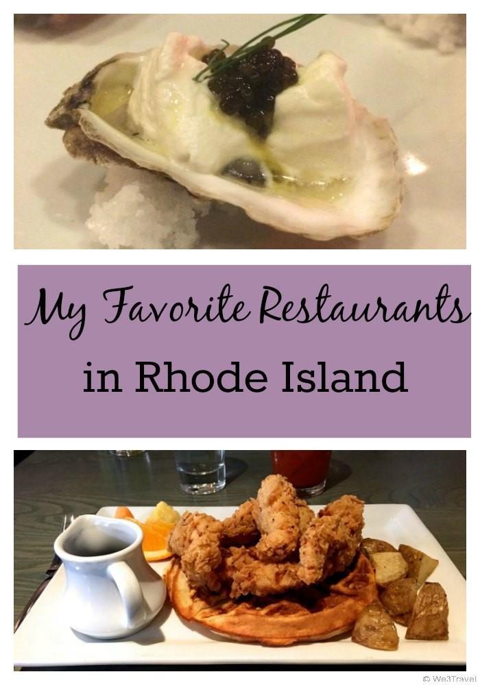 My favorite restaurants in Rhode Island