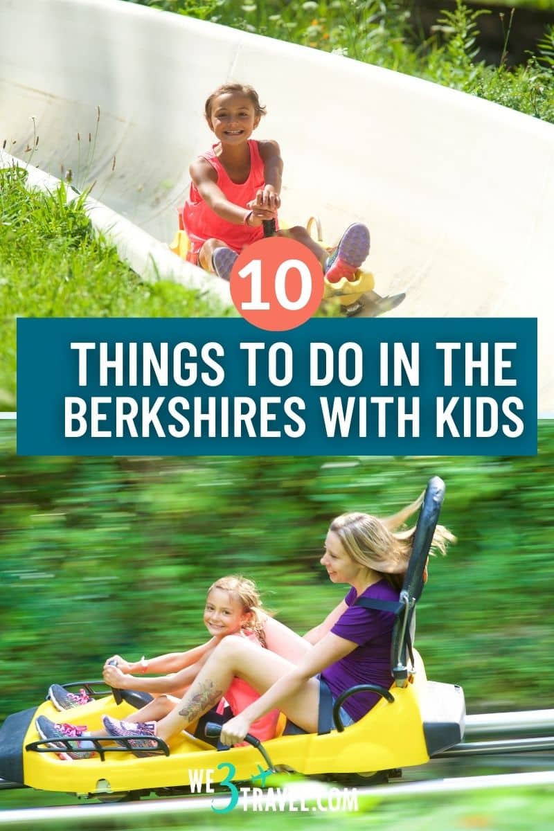 Things to do in the Berkshires Massachusetts with kids. If you are looking for a family vacation in New England, this mountain region offers outdoor fun from hiking, aerial adventures, mountain coasters, alpine slides and white water rafting to family-friendly history and art museums.