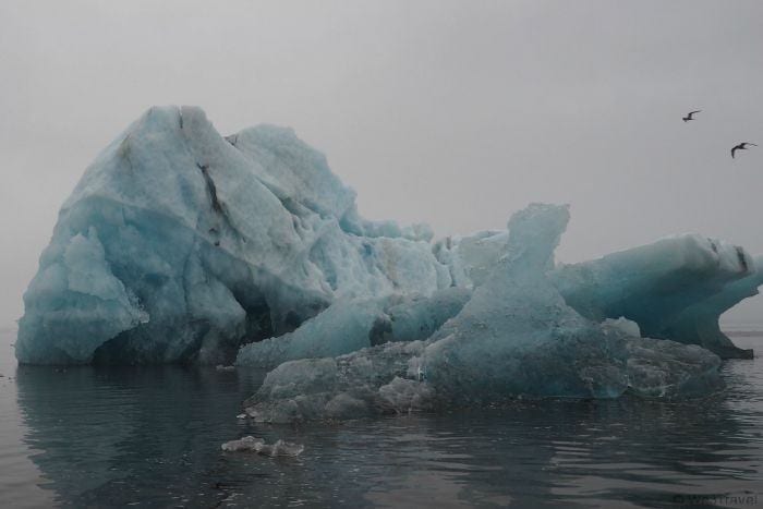Touring the Jokulsarlon Glacier Lagoon in Iceland -- getting up close with icebergs