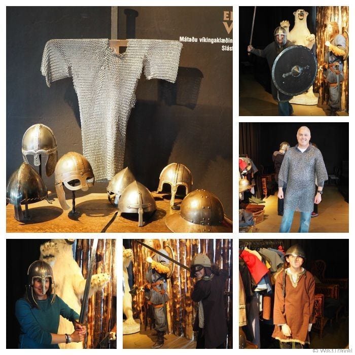 Learning about Vikings in Iceland at the Saga Museum in Reykjavik