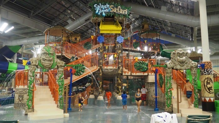 Kalahari Resort Review -- Splash down safari in the indoor waterpark