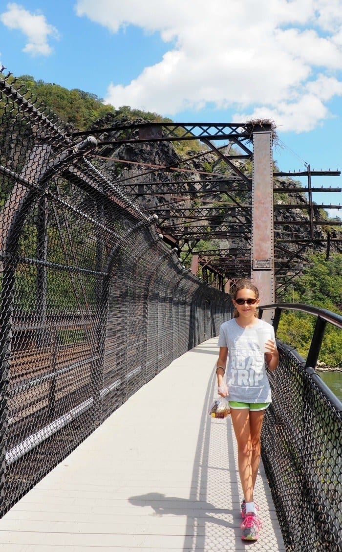 Harpers Ferry West Virginia pedestrian bridge