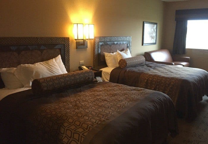 Kalahari Resort Review -- accommodations include standard rooms, bunk bed rooms and suites