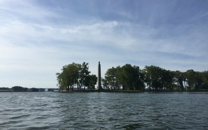 Perry Monument in Presque Isle State Park in PA