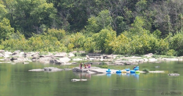 River tubing in Harpers Ferry West Virginia