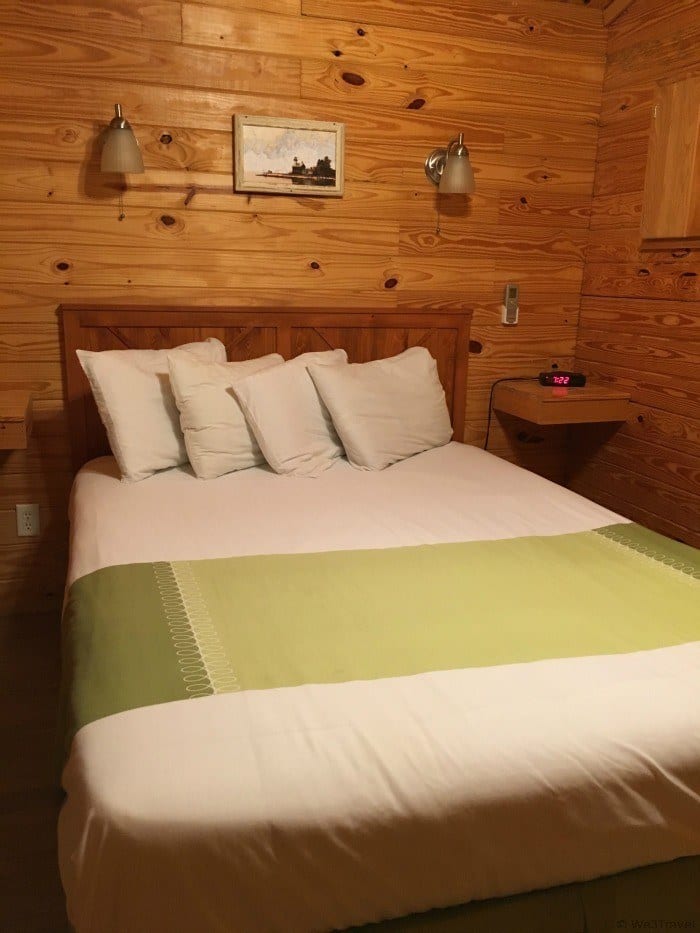 KOA Deluxe cabin bedroom