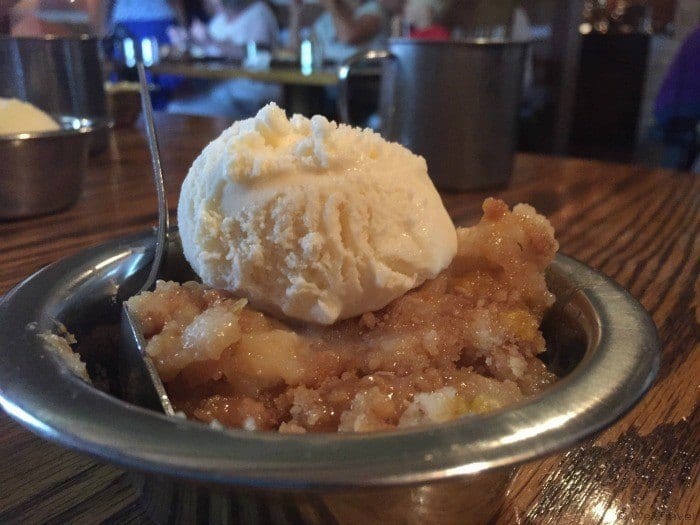 Peach cobbler at the Michie Tavern -- Michie Tavern review