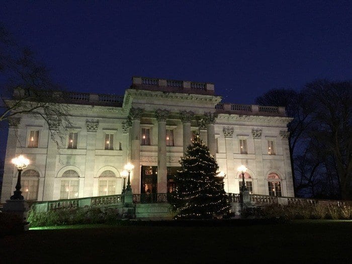 Newport Mansions at Christmas