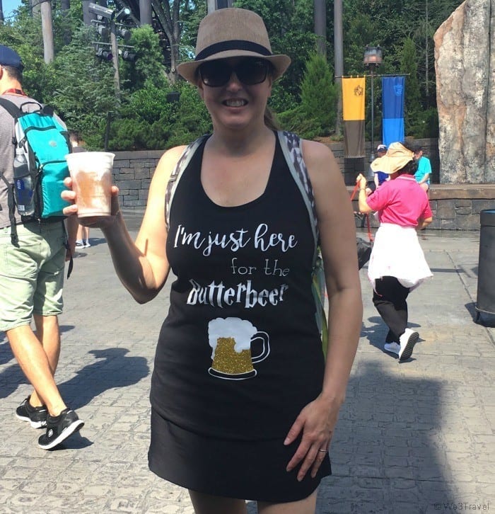 I'm just here for the Butterbeer shirt
