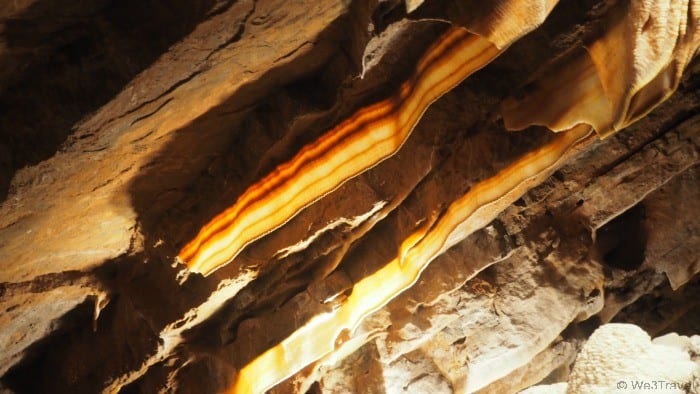 Bacon rocks at Shenandoah Caverns