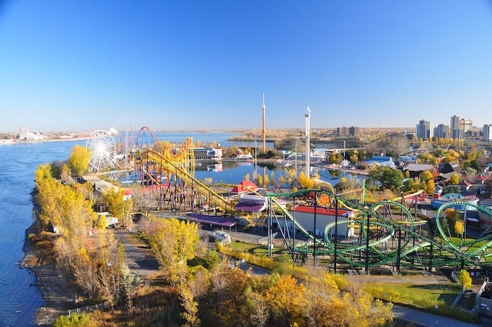 La Ronde amusement park in Montreal