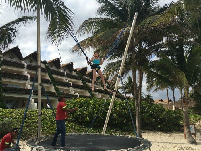 Euro bungy at Grand Velas Riviera Maya