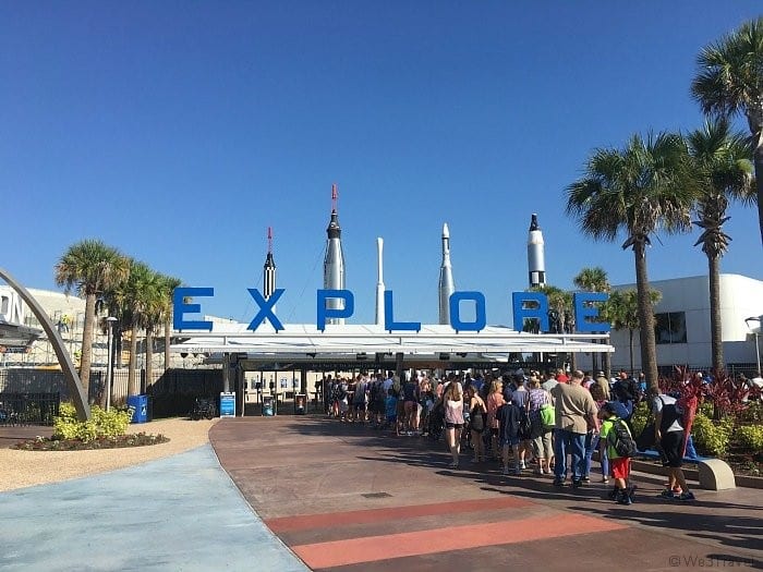 Kennedy Space Center entrance