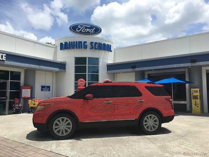 Ford car made out of legos