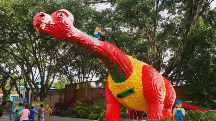 Legoland Florida dinosaur