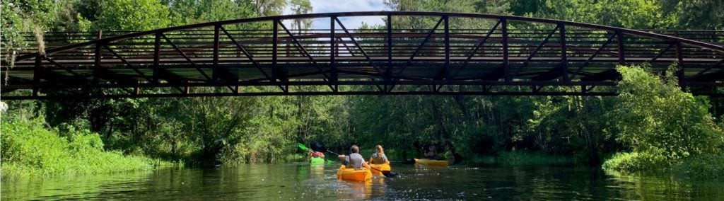 Kayaking on Shingle Creek