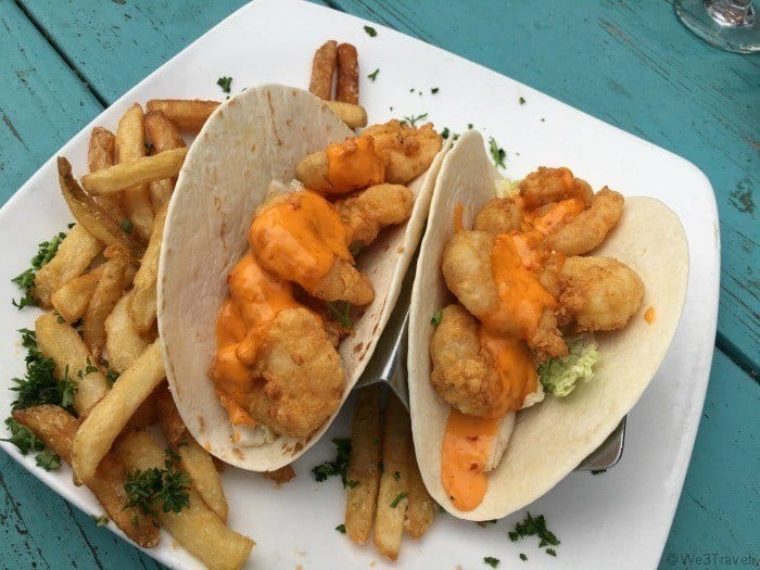 Bang shrimp at Sliders | Fernandina Beach restaurants