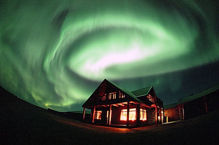 Northern Lights above Hotel Ranga