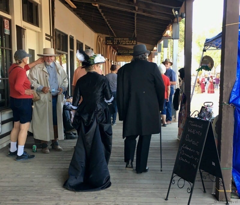 Tombstone re-enactors