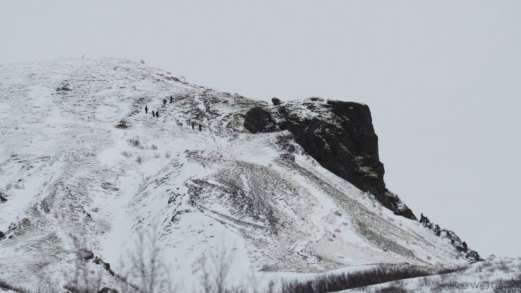 hikers on ridge