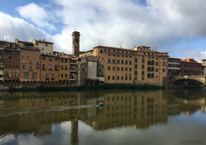 Three days in Florence with teens - Arno river