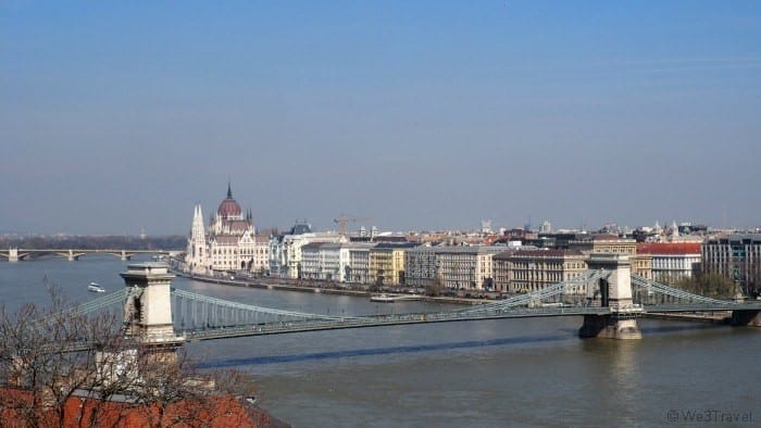 Budapest walking tour Chain Bridge
