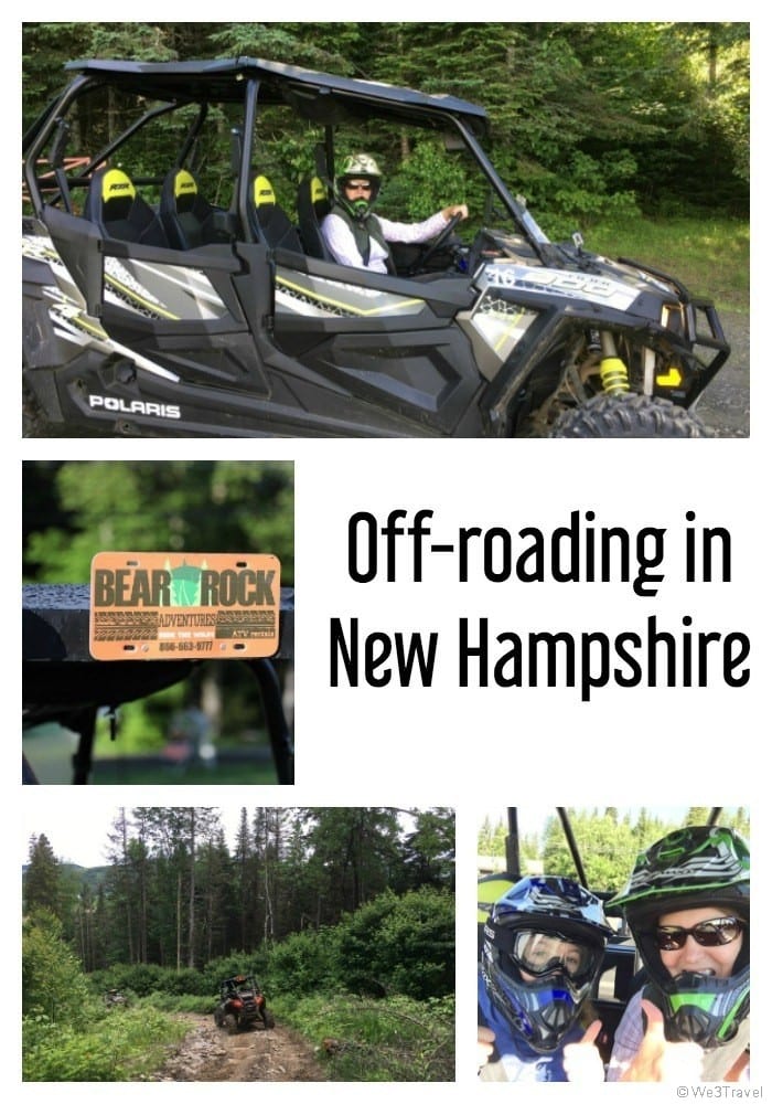 Off roading in New Hampshire on NH ATV trails with Bear Rock Adventures