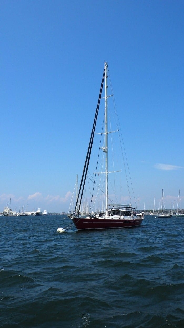 Newport sailboat