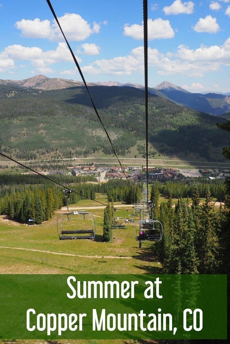 Copper Mountain Colorado - summer in the Rocky Mountains at a ski resort