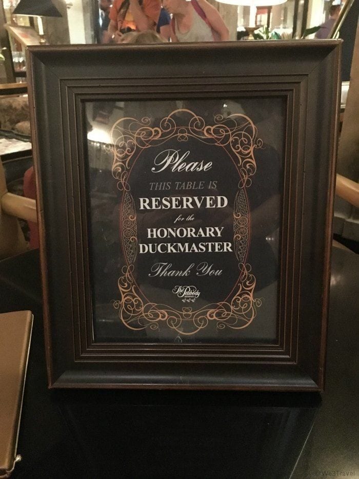 Reserved for Honorary duck master