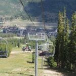 Copper Mountain chairlift going down