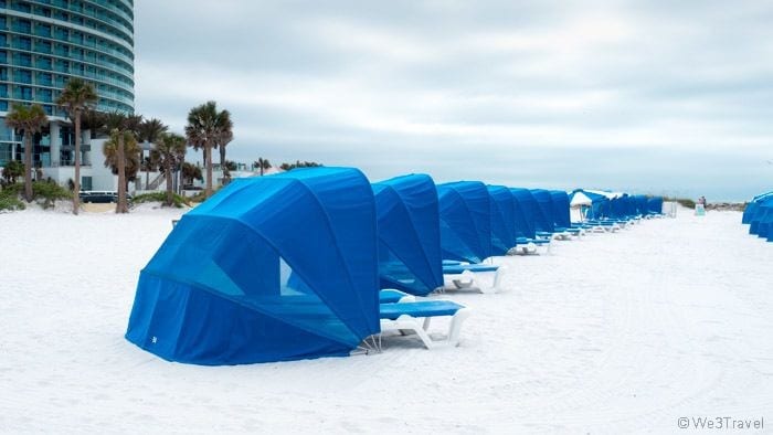 Clearwater Beach cabanas