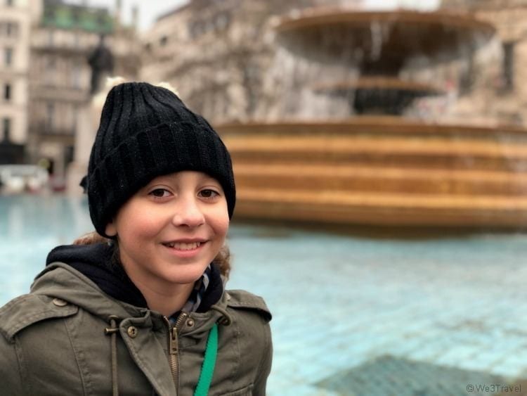 Trafalgar square fountains